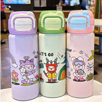 Premium 500ml Dual-Lid Stainless Steel Bottles - 24H Insulated & Food Grade | Apna Bazaar Lahore